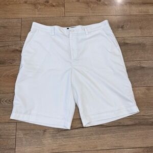 St. Andrews of Scotland Mens White Performance Golf Shorts Size 38 RN 112545